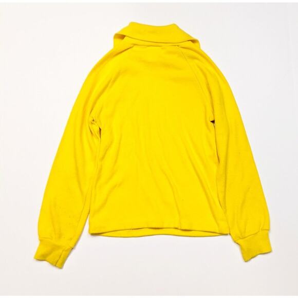 Vintage Sears Bright Yellow Mock Neck Tee Sz 5T - Picture 2 of 3